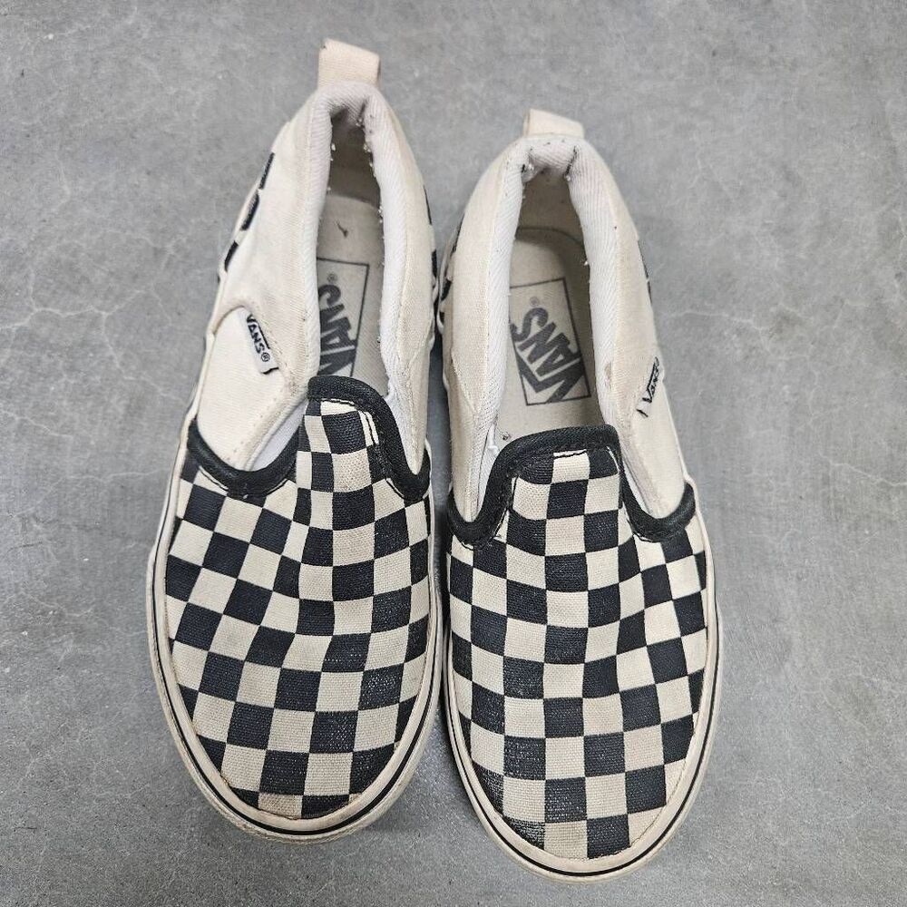 Vans Shoes kids Size 11 Checkerboard Skate Sneakers 721565 White